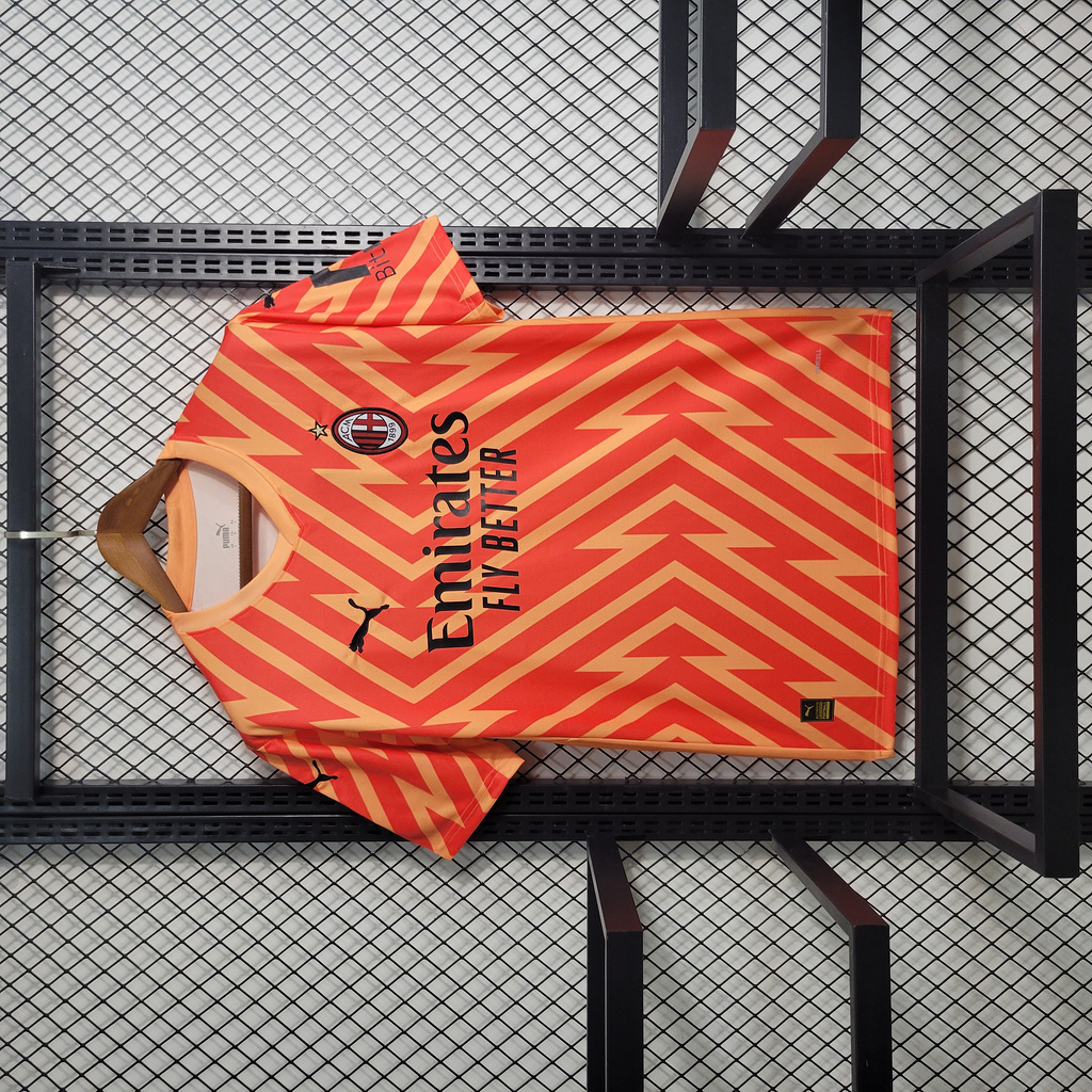 AC Milan 23-24 Orange Goalkeeper Jersey - Fans Version